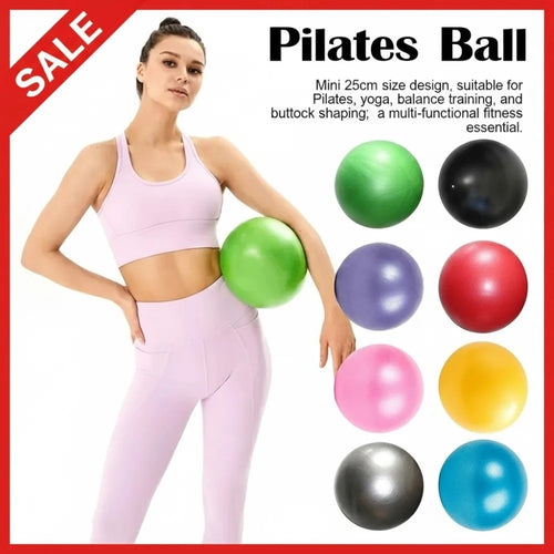 25cm Yoga Ball Exercise Gymnastic Fitness Pilates Ball Balance Exercise Gym Fitness Yoga Core Ball Indoor Training Equipment
