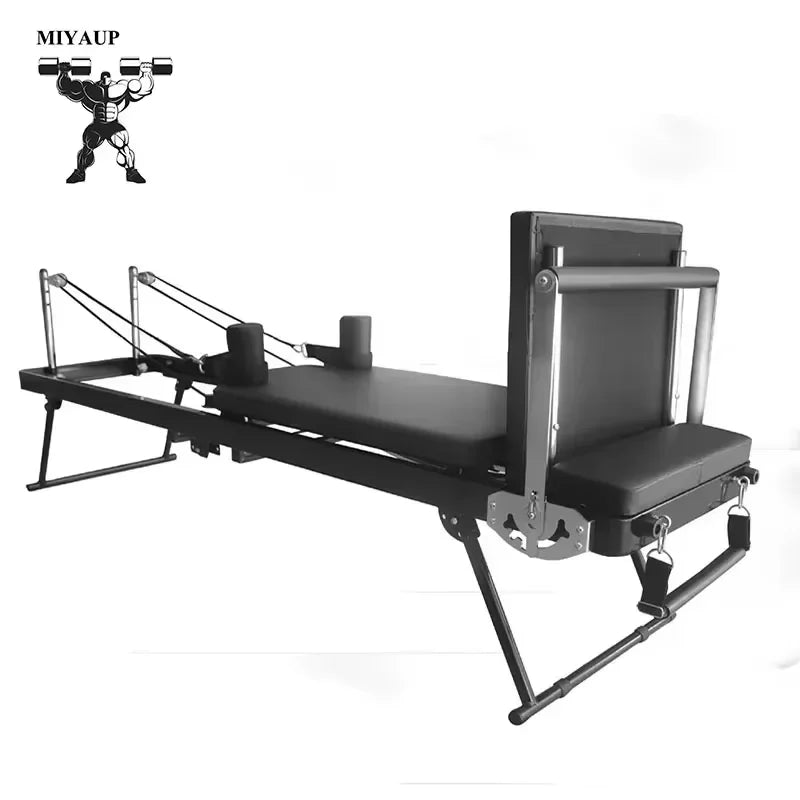 MIYAUP New Popular Foldable Home Yoga Bed with Foot Pedal Fitness Equipment Pilates Core Bed