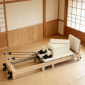 Pilates Ladder Barrel Wooden Sliding Yoga Training Bed for Fitness & Correction