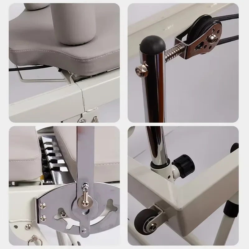 Large Folding Pilates Reformer Equipment Core Yoga Bed Home Fitness Weight Loss Steel ABS Steels Material Pilates Machine
