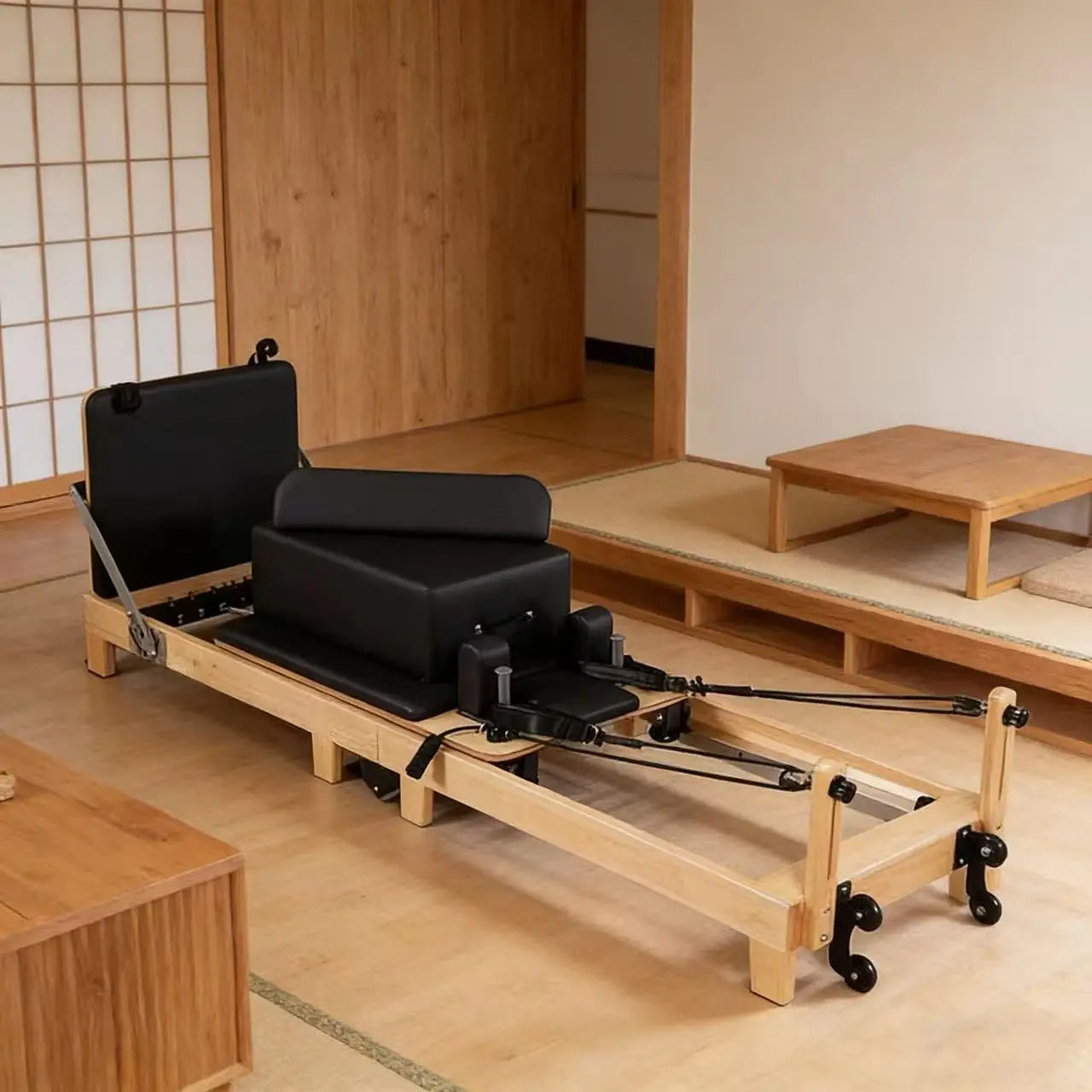 Private School Soft House Fold Pilate Reformer Yoga Big Fitness Equipment Pilate Core Bed