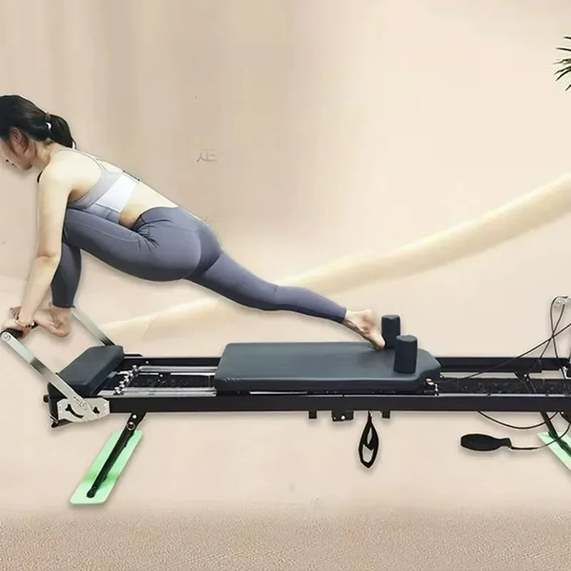 MIYAUP New Popular Foldable Home Yoga Bed with Foot Pedal Fitness Equipment Pilates Core Bed