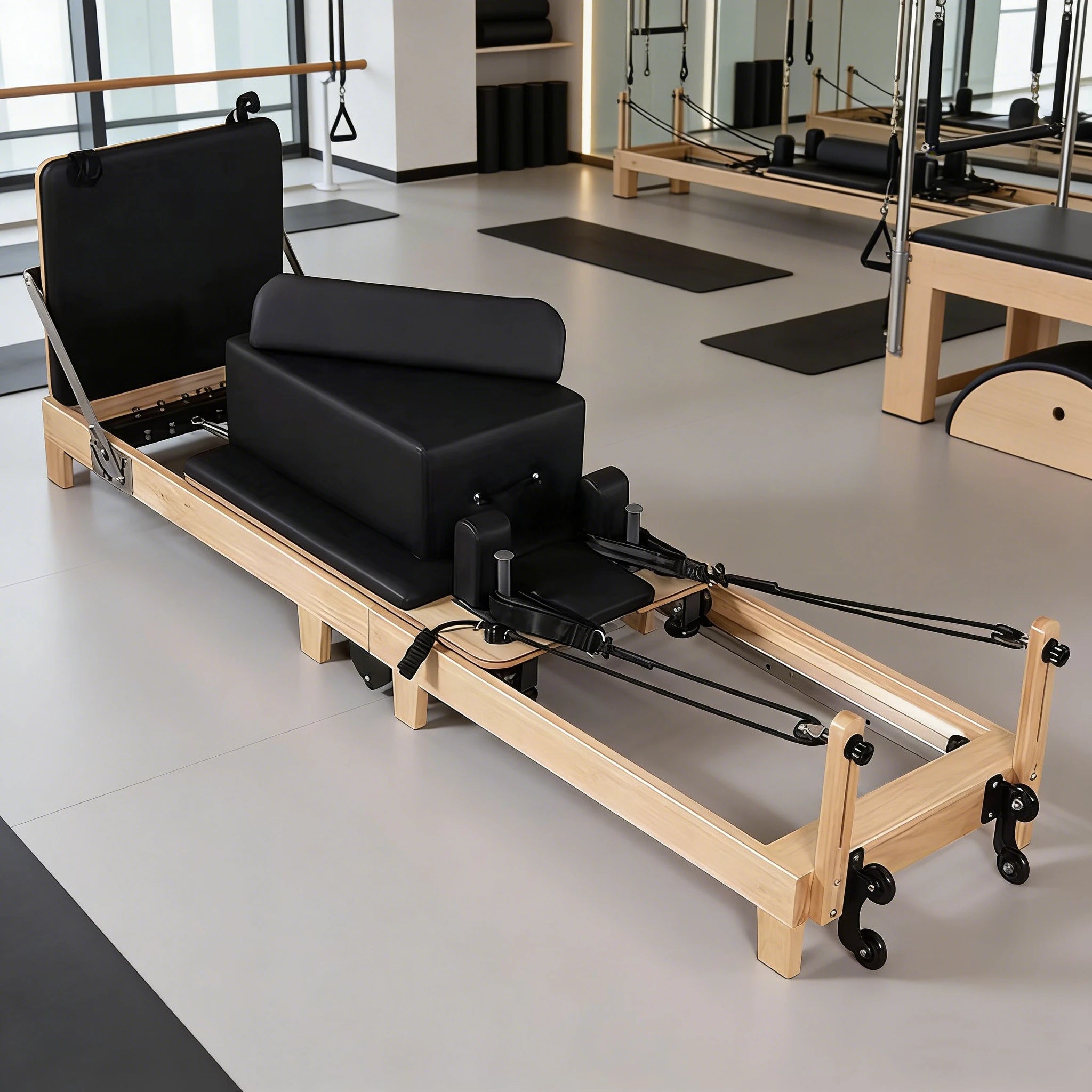 Private School Soft House Fold Pilate Reformer Yoga Big Fitness Equipment Pilate Core Bed
