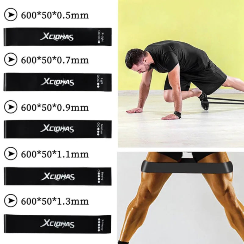 4 /5 Levels Yoga Resistance Rubber Bands Crossfit Exercise Rubber Band For Women Men Strength Training Fitness Gum Pilates Sport