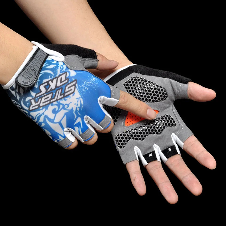 Professional Gym Fitness Gloves Power Weight Lifting Women Men   Workout Bodybuilding Cycling Half Finger Hand Protector