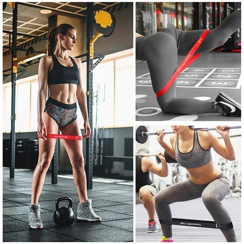 4 /5 Levels Yoga Resistance Rubber Bands Crossfit Exercise Rubber Band For Women Men Strength Training Fitness Gum Pilates Sport