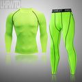 Men's Thermal Underwear Set MMA Tactics Leggings Solid Color Costume Compress Fitness Long Johns Men Winter Brands  Men