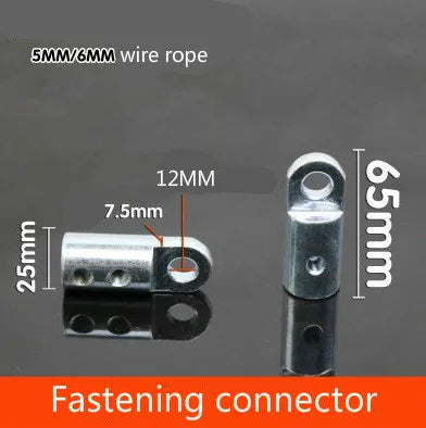 Steel Wire Rope Joints Anaerobic Exercise Metal Chain Bolt Piercing Joint, Gym Fitness Equipment, Accessories
