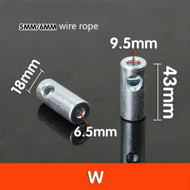 Steel Wire Rope Joints Anaerobic Exercise Metal Chain Bolt Piercing Joint, Gym Fitness Equipment, Accessories