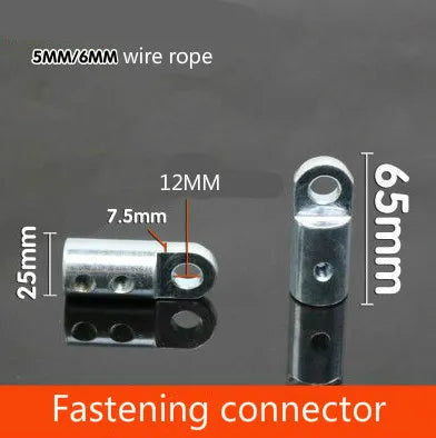 Steel Wire Rope Joints Anaerobic Exercise Metal Chain Bolt Piercing Joint, Gym Fitness Equipment, Accessories