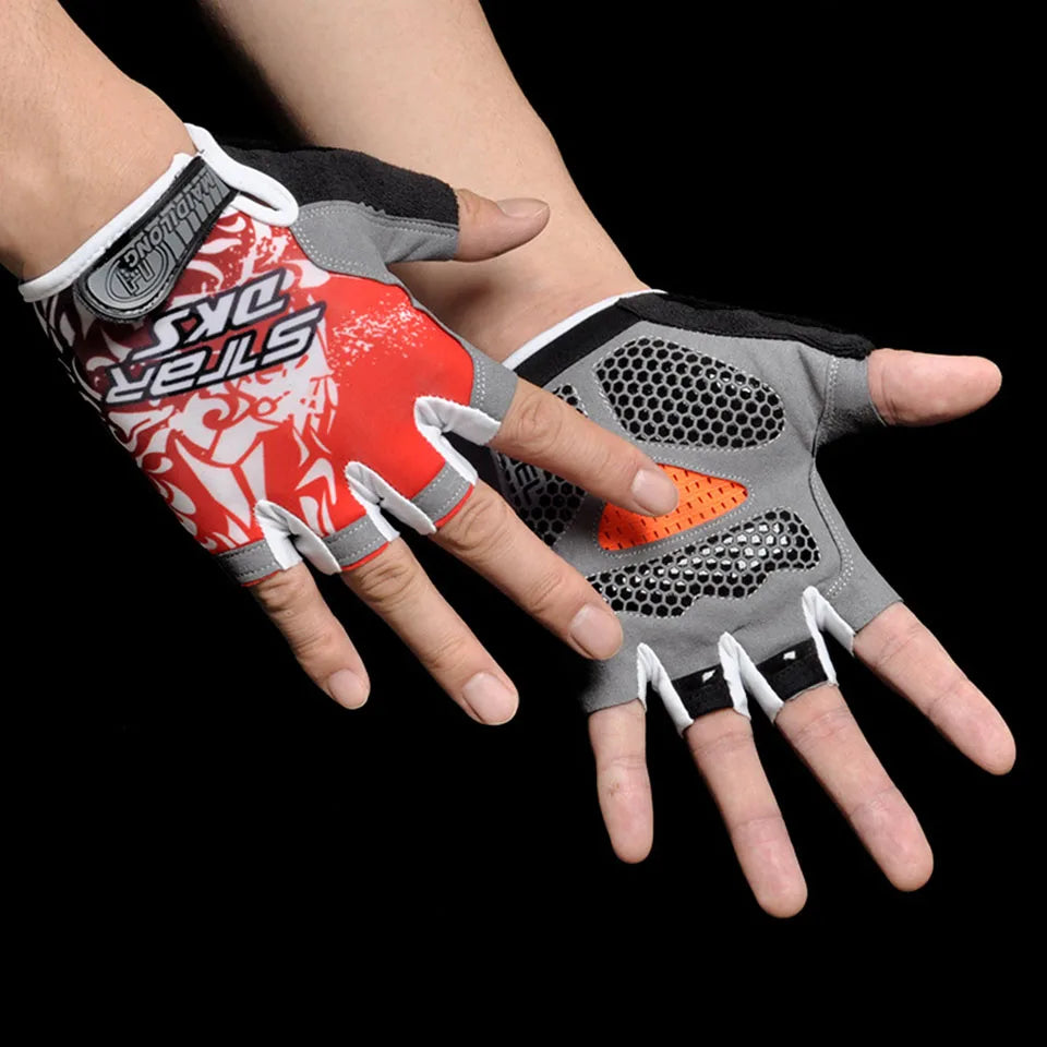 Professional Gym Fitness Gloves Power Weight Lifting Women Men   Workout Bodybuilding Cycling Half Finger Hand Protector
