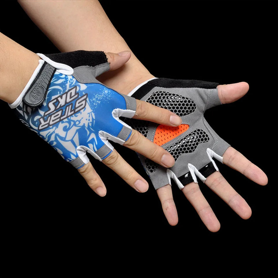 Professional Gym Fitness Gloves Power Weight Lifting Women Men   Workout Bodybuilding Cycling Half Finger Hand Protector