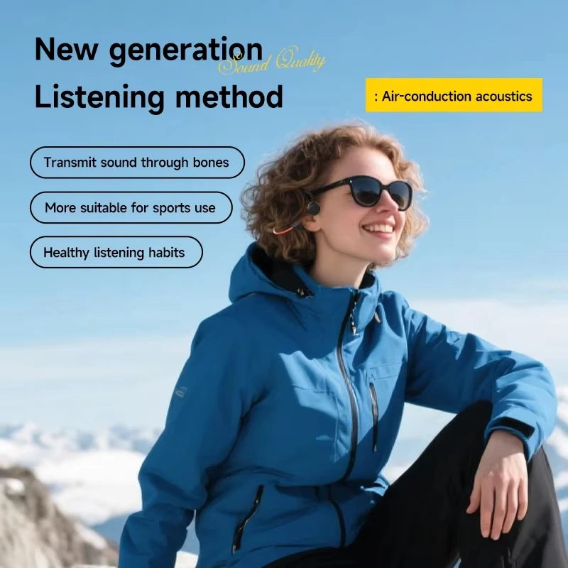 Lenovo Bone Conduction Headset Wireless Bluetooth 5.4 Waterproof Swimming Sports Headphone  With Mic Exercise Fitness 2026 NEW