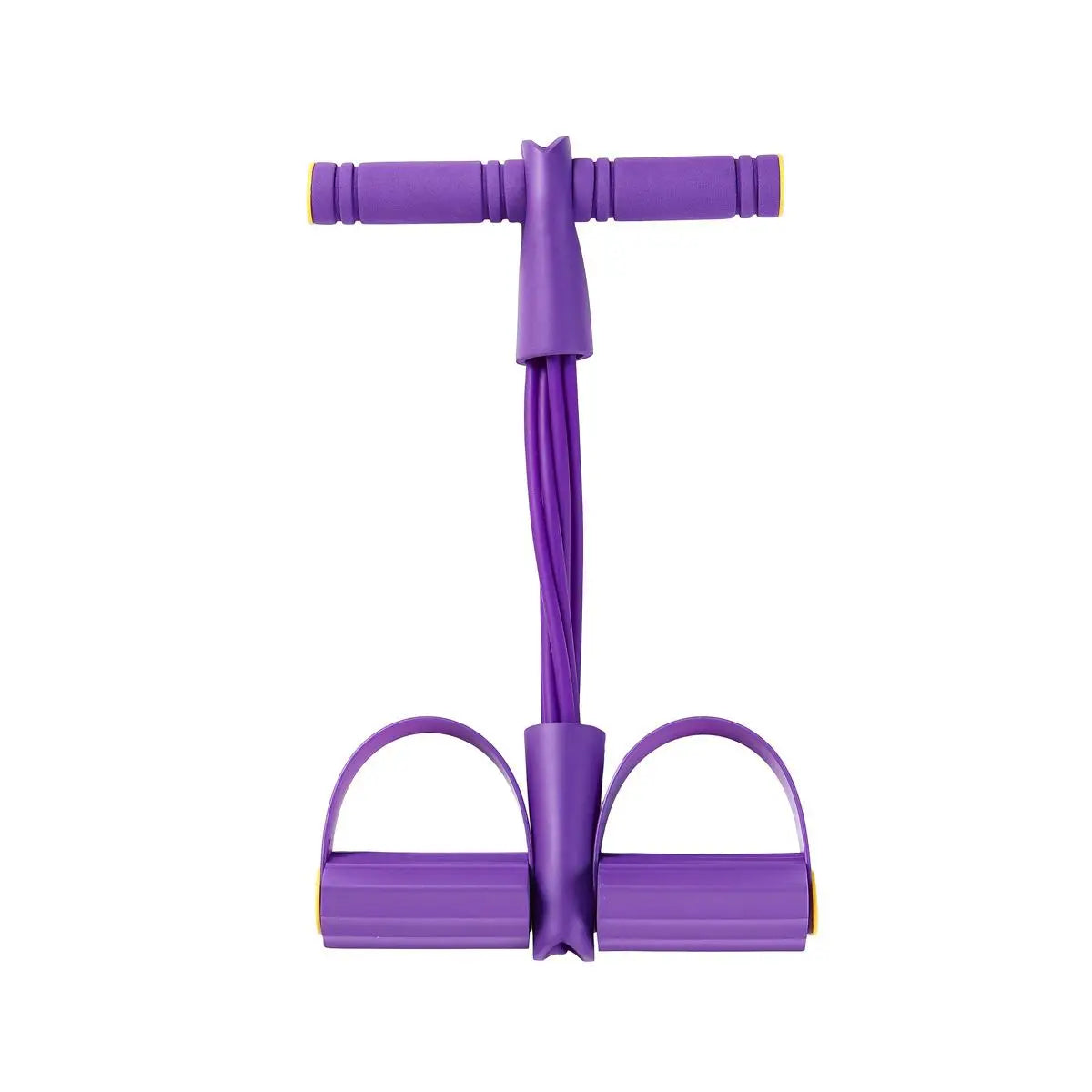 Premium Six-tube Pedal Tensioner Multi-functional Indoor Yoga Abdominal Strengthen Elastic Band Fitness Equipment Tension Rope