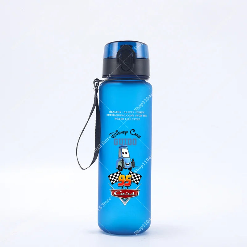 650ML Lightning McQueen Water Cup Boys Cartoon Anime Frosted Sport Water Bottle Adult Portable Outdoor Sport Fitness Jug Gift