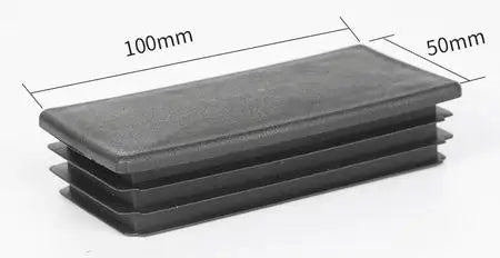 Ellipse Plastic Tube Plug, Metal Pipe Stopper, Square Sphericity Plugs, Fitness Equipment Accessories