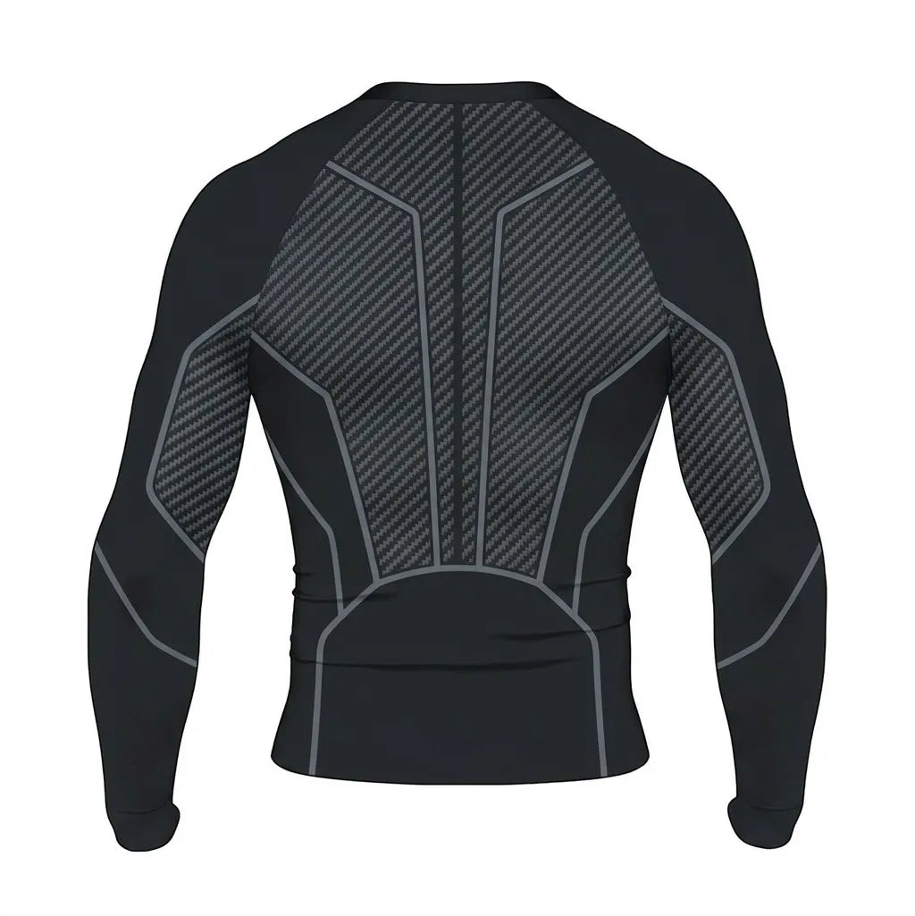 Summer New # Superman # 3D Role Playing Hero Sports Fitness Running Speed Drying Adult/Children Long Sleeve T-shirt