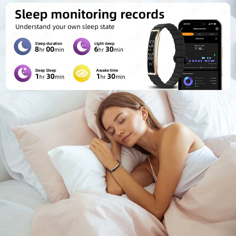 LIGE 2026 New Smart Band Call Reminder Smartwatch For IOS Android Sleep Tracking Health Monitor Sport Fitness Pedometer Bracelet
