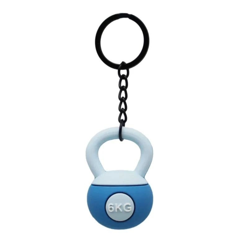 652F Miniature Kettlebell Keychain Decoration Eye Catching Kettlebell Key Holder Keychain Charm For Fitness Event And Prizes