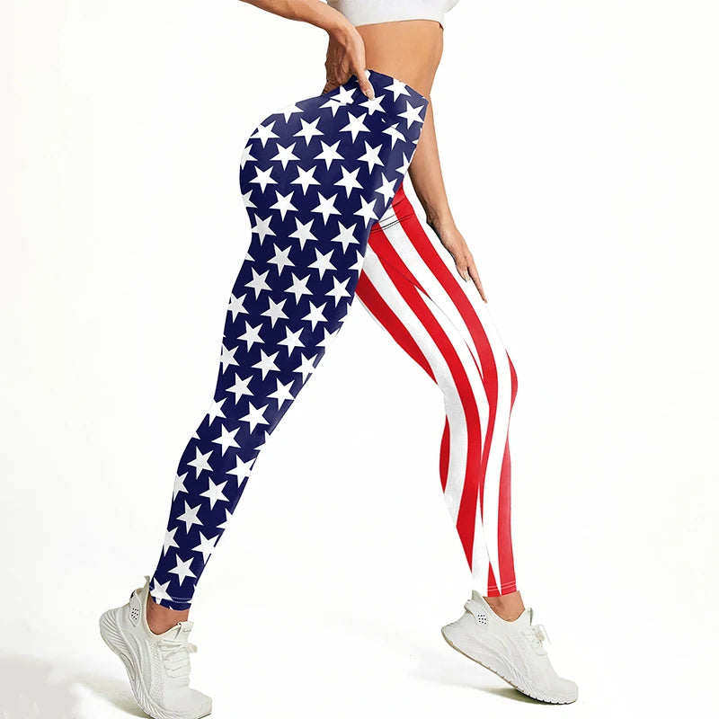 Women's Knitted Print Leggings pants High Waist No Roll Down Breathable Quick Dry Gym Fitness Running Hip Lifting Sports Wear