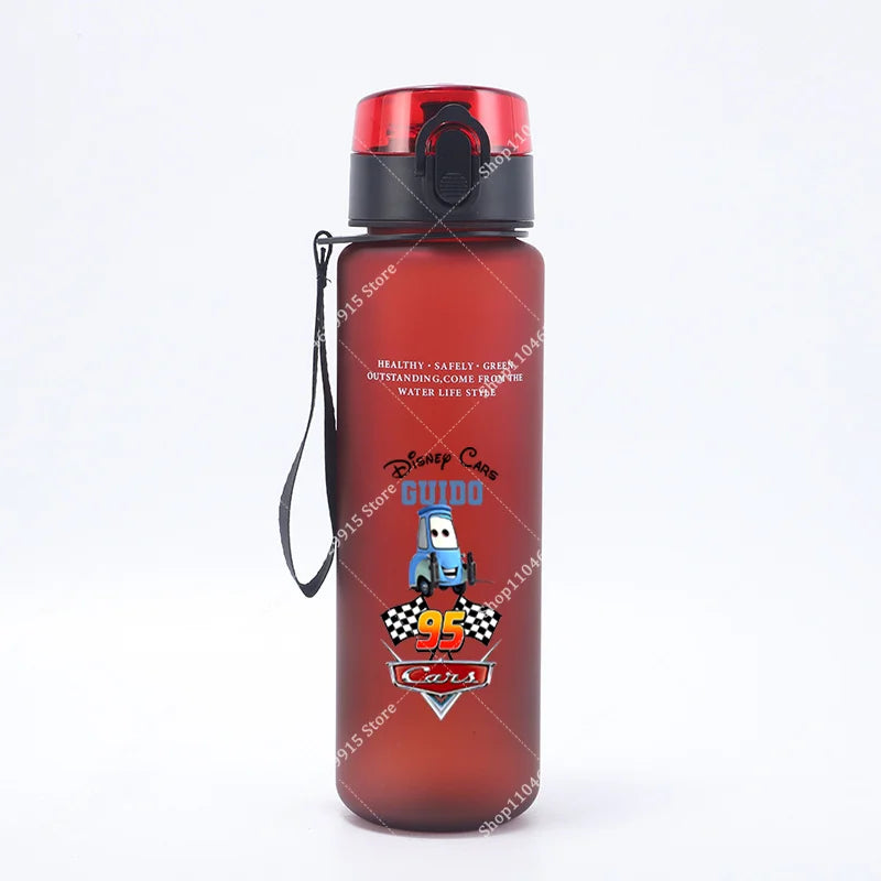 650ML Lightning McQueen Water Cup Boys Cartoon Anime Frosted Sport Water Bottle Adult Portable Outdoor Sport Fitness Jug Gift