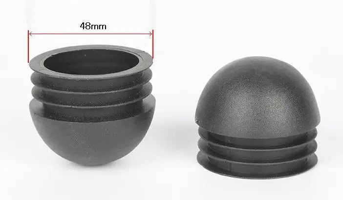 Ellipse Plastic Tube Plug, Metal Pipe Stopper, Square Sphericity Plugs, Fitness Equipment Accessories