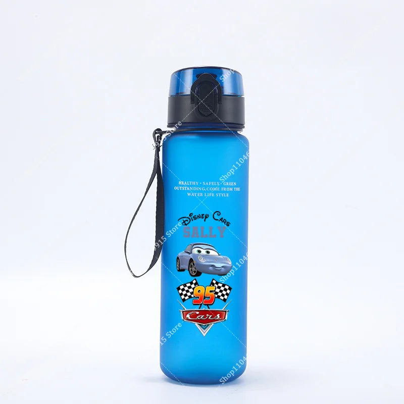 650ML Lightning McQueen Water Cup Boys Cartoon Anime Frosted Sport Water Bottle Adult Portable Outdoor Sport Fitness Jug Gift