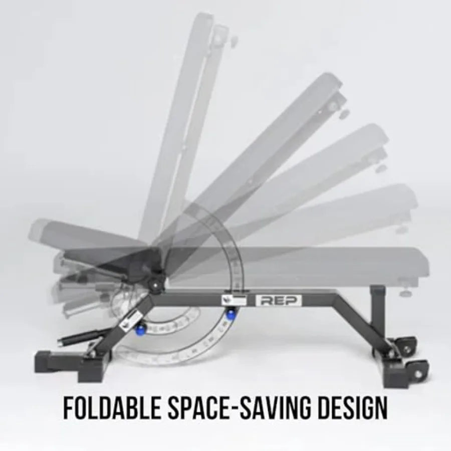 Adjustable Weight Bench Home Gym Incline Decline Flat Workout Bench Heavy Duty Fitness and Strength Training Equipmen