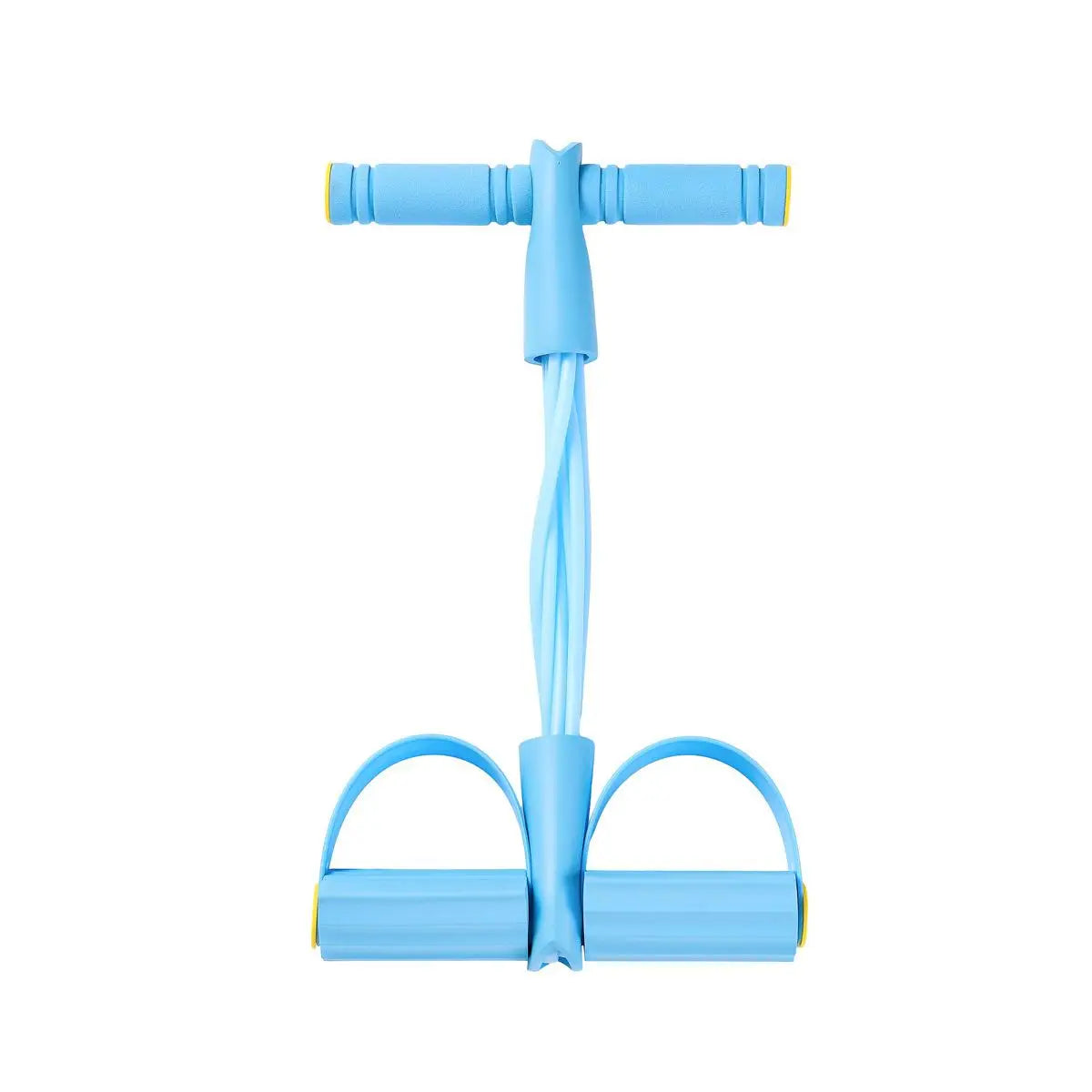 Premium Six-tube Pedal Tensioner Multi-functional Indoor Yoga Abdominal Strengthen Elastic Band Fitness Equipment Tension Rope