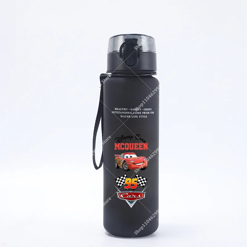 650ML Lightning McQueen Water Cup Boys Cartoon Anime Frosted Sport Water Bottle Adult Portable Outdoor Sport Fitness Jug Gift
