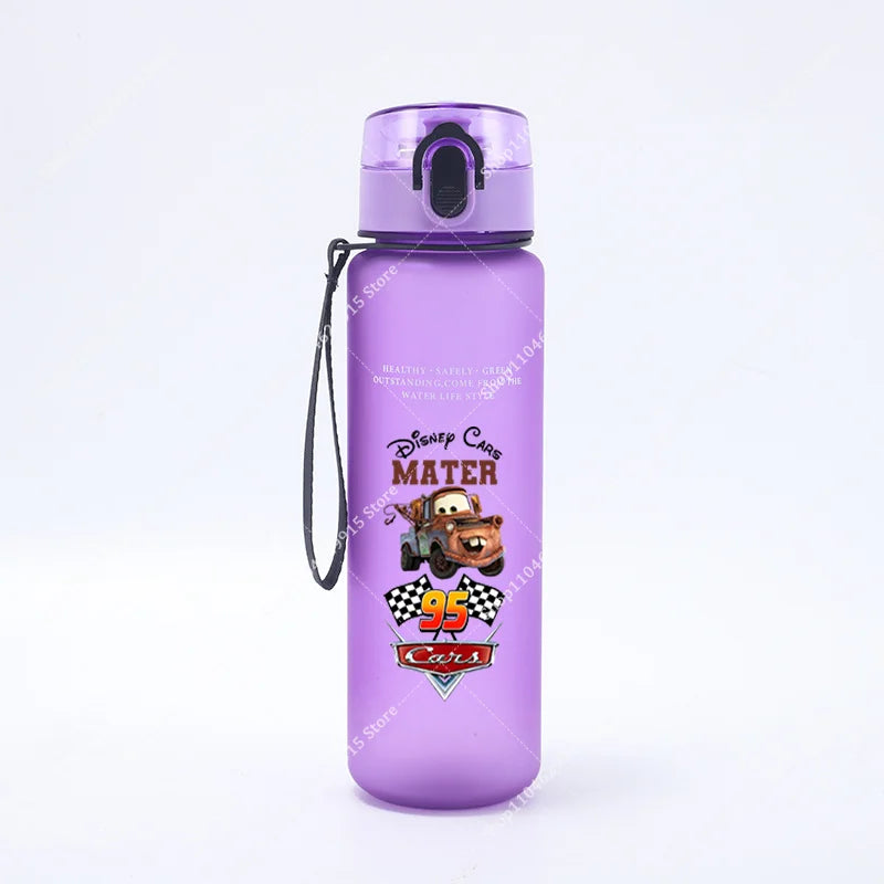 650ML Lightning McQueen Water Cup Boys Cartoon Anime Frosted Sport Water Bottle Adult Portable Outdoor Sport Fitness Jug Gift