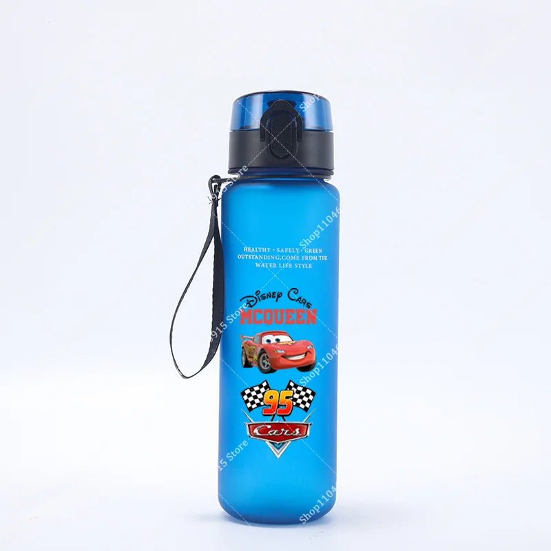 650ML Lightning McQueen Water Cup Boys Cartoon Anime Frosted Sport Water Bottle Adult Portable Outdoor Sport Fitness Jug Gift
