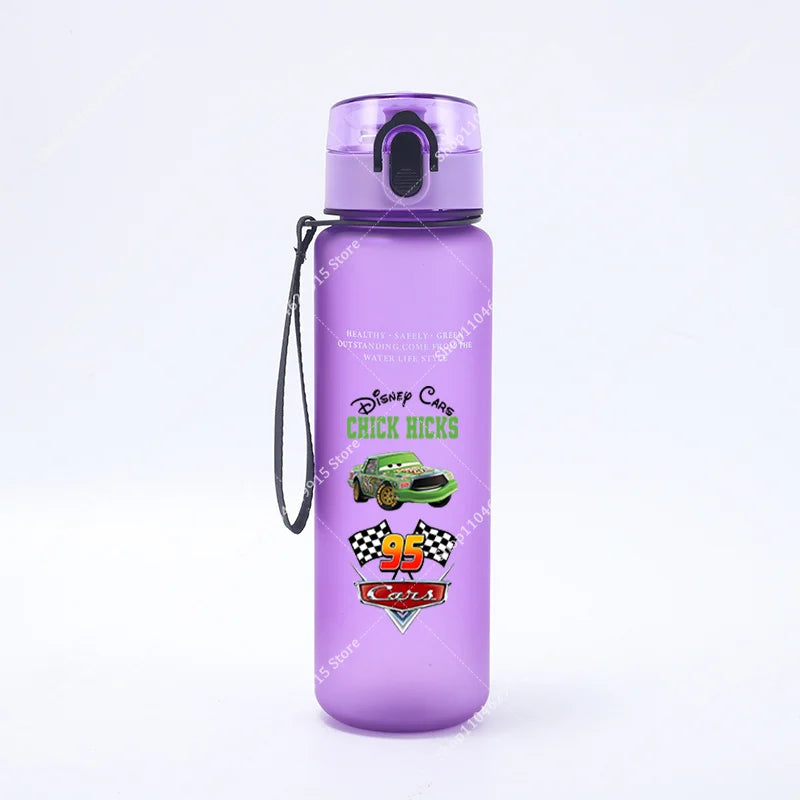 650ML Lightning McQueen Water Cup Boys Cartoon Anime Frosted Sport Water Bottle Adult Portable Outdoor Sport Fitness Jug Gift