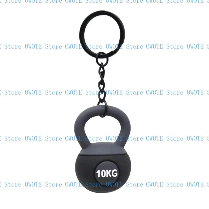 652F Miniature Kettlebell Keychain Decoration Eye Catching Kettlebell Key Holder Keychain Charm For Fitness Event And Prizes