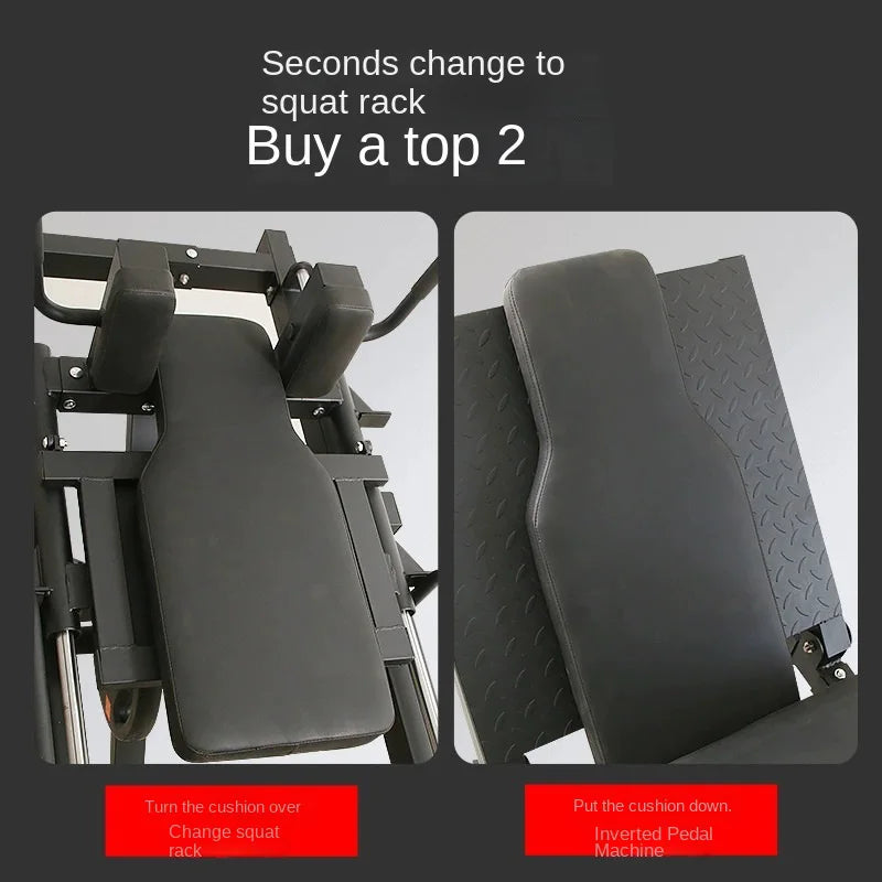 MIYAUP Dual Function Reverse Kick Push Machine Leg Strength Gym Hakes Hit Thrust Fitness Equipment