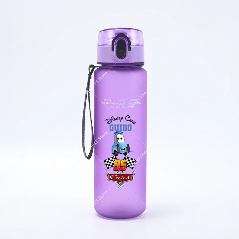 650ML Lightning McQueen Water Cup Boys Cartoon Anime Frosted Sport Water Bottle Adult Portable Outdoor Sport Fitness Jug Gift