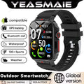 New Outdoor Military Smart Watch Men Bluetooth Call HD Screen Heart Rate Blood OXygen Health Monitor Sports Fitness Smartwatches