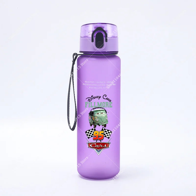 650ML Lightning McQueen Water Cup Boys Cartoon Anime Frosted Sport Water Bottle Adult Portable Outdoor Sport Fitness Jug Gift