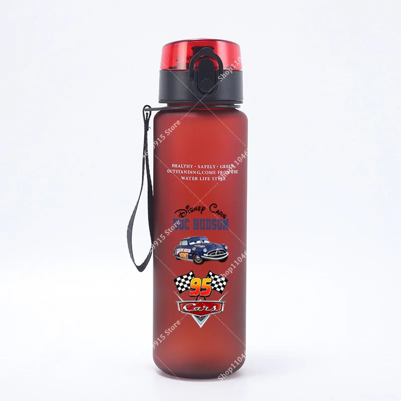 650ML Lightning McQueen Water Cup Boys Cartoon Anime Frosted Sport Water Bottle Adult Portable Outdoor Sport Fitness Jug Gift