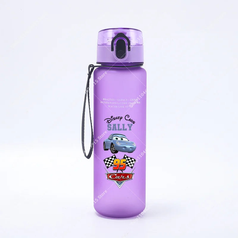 650ML Lightning McQueen Water Cup Boys Cartoon Anime Frosted Sport Water Bottle Adult Portable Outdoor Sport Fitness Jug Gift