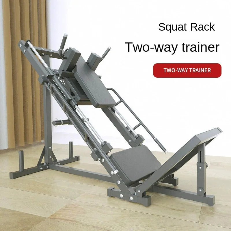 MIYAUP Dual Function Reverse Kick Push Machine Leg Strength Gym Hakes Hit Thrust Fitness Equipment