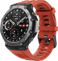 Amazfit T-rex 3 48mm smart watch, 1.5-inch display, 10atm waterproof and GPS, 170 fitness/sport modes, Voice Control