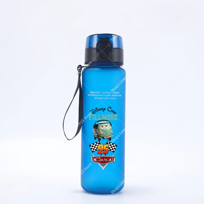 650ML Lightning McQueen Water Cup Boys Cartoon Anime Frosted Sport Water Bottle Adult Portable Outdoor Sport Fitness Jug Gift
