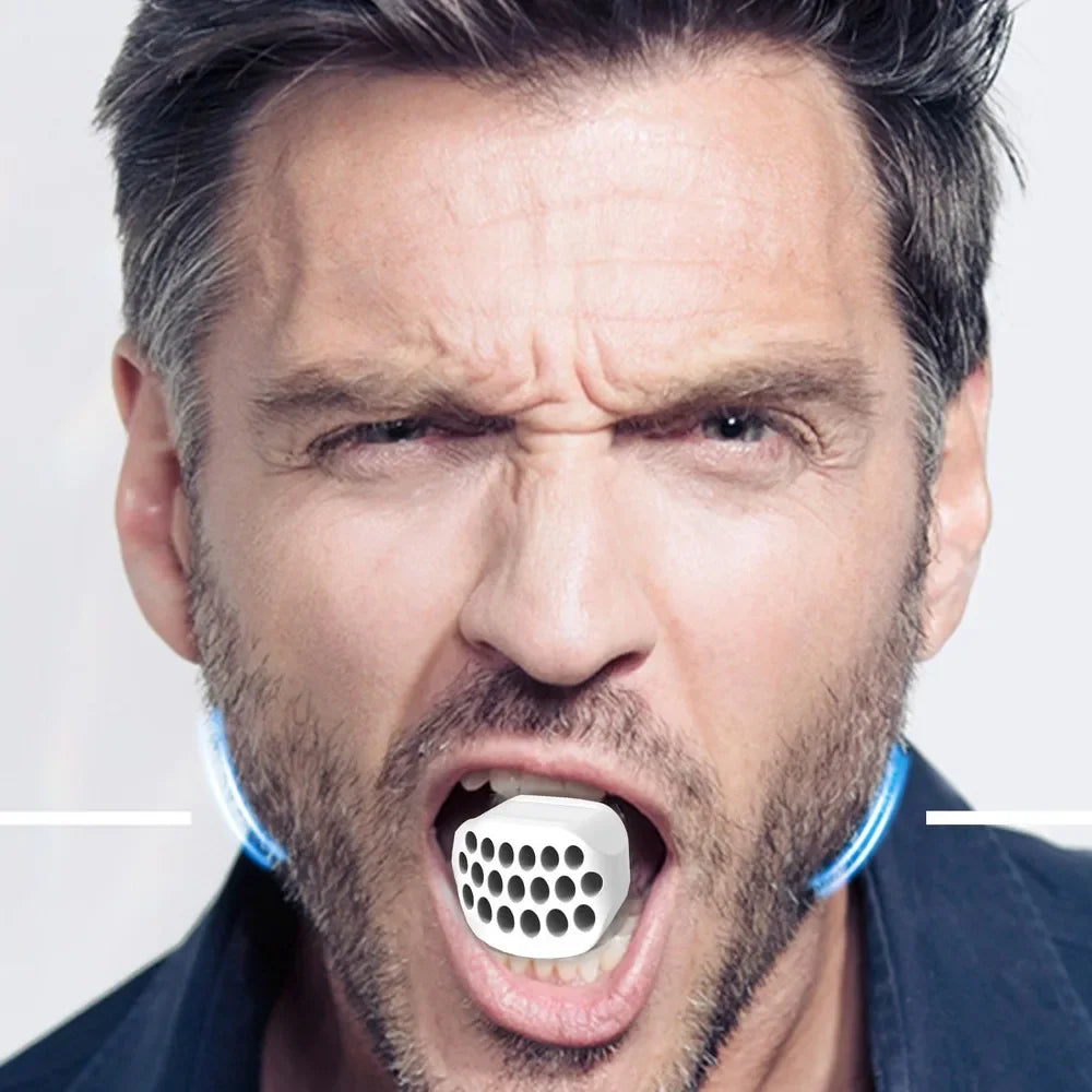 Jaw Exerciser Ball Facial Jaw Muscle Toner Trainin Fitness Anti-aging Food-grade Silica Face Chin Cheek Lifting Slimmin