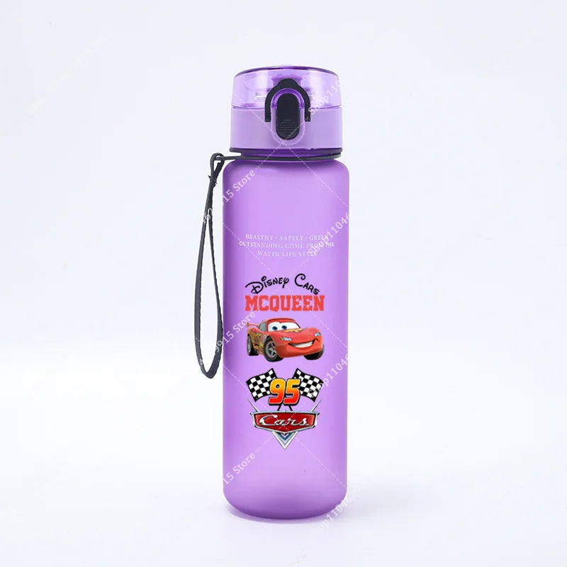 650ML Lightning McQueen Water Cup Boys Cartoon Anime Frosted Sport Water Bottle Adult Portable Outdoor Sport Fitness Jug Gift