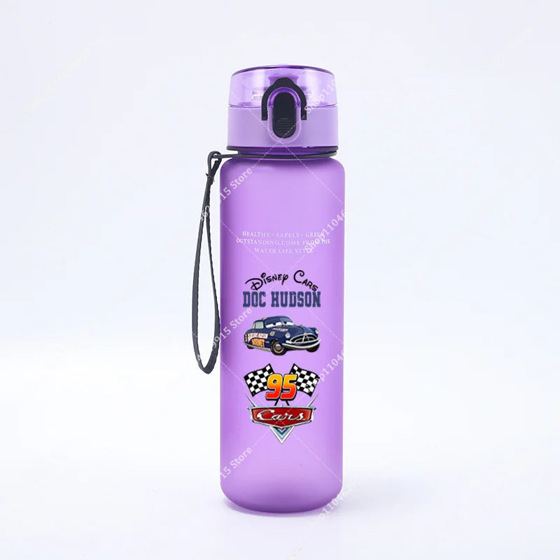 650ML Lightning McQueen Water Cup Boys Cartoon Anime Frosted Sport Water Bottle Adult Portable Outdoor Sport Fitness Jug Gift