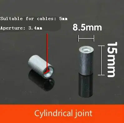 Steel Wire Rope Joints Anaerobic Exercise Metal Chain Bolt Piercing Joint, Gym Fitness Equipment, Accessories