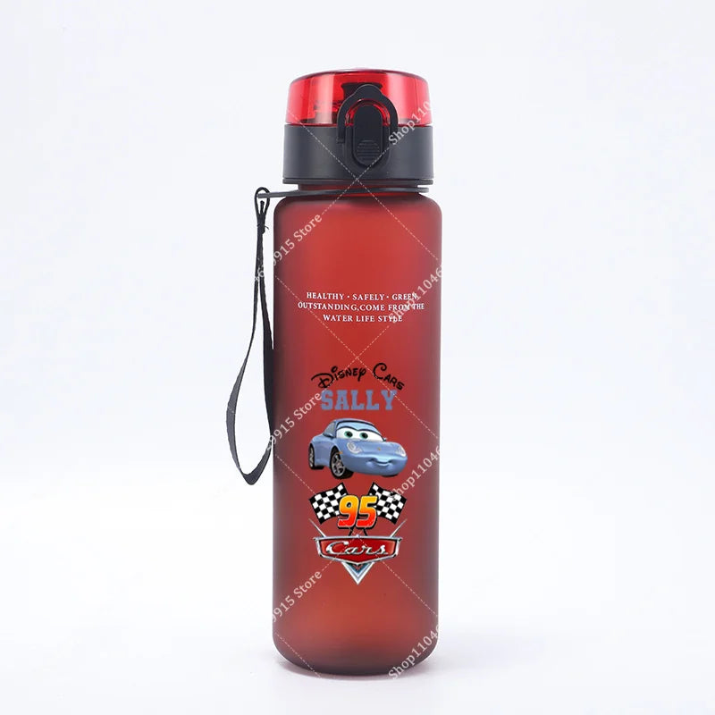 650ML Lightning McQueen Water Cup Boys Cartoon Anime Frosted Sport Water Bottle Adult Portable Outdoor Sport Fitness Jug Gift