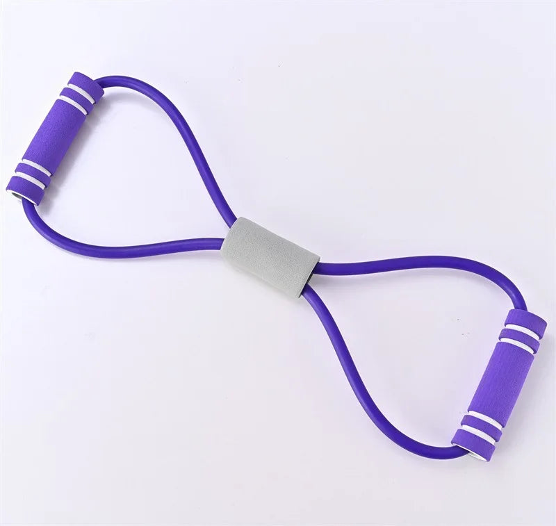 Premium Six-tube Pedal Tensioner Multi-functional Indoor Yoga Abdominal Strengthen Elastic Band Fitness Equipment Tension Rope