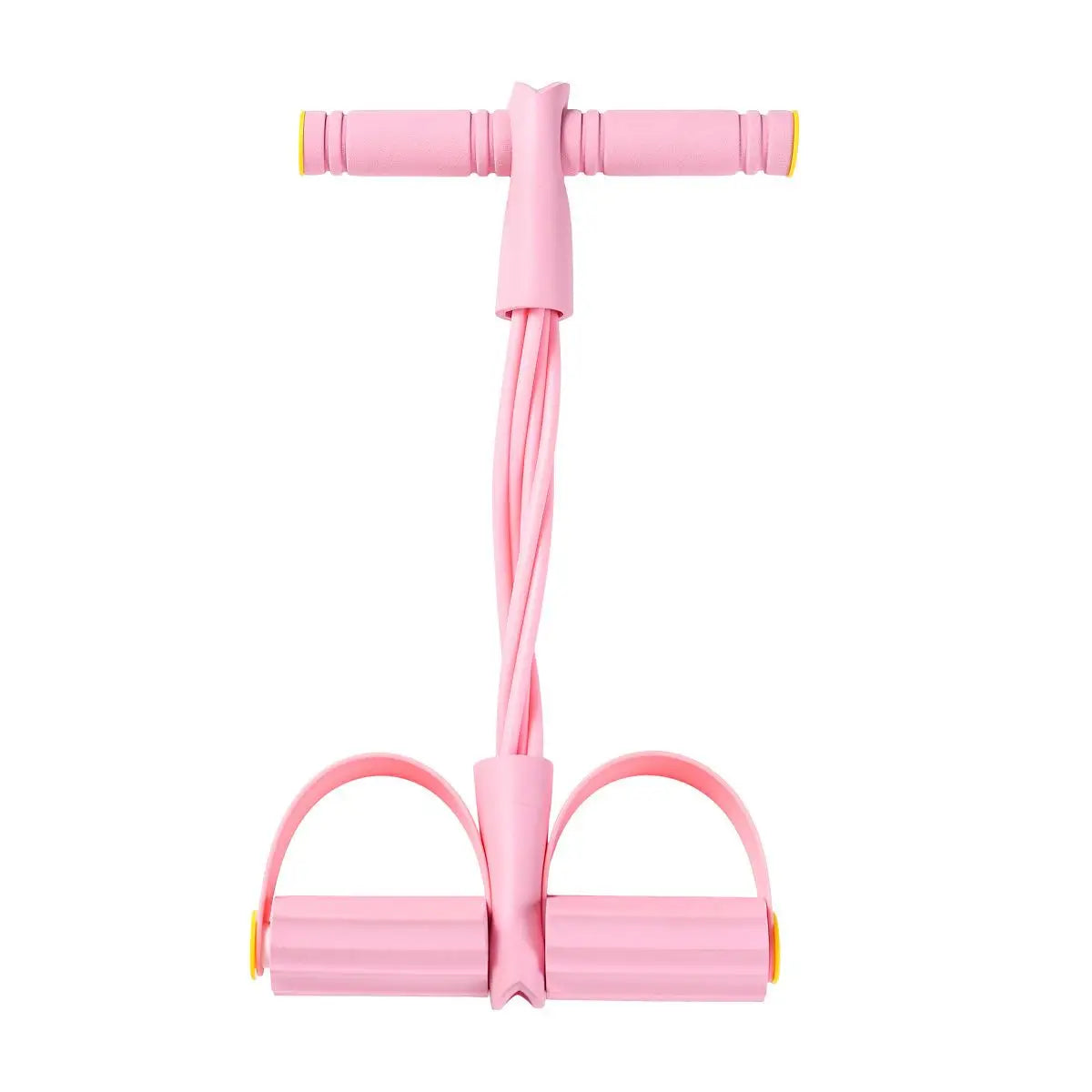 Premium Six-tube Pedal Tensioner Multi-functional Indoor Yoga Abdominal Strengthen Elastic Band Fitness Equipment Tension Rope
